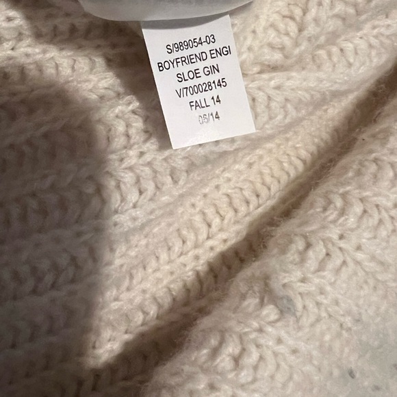 The Gap - Boyfriend English Sweater - Ivory Beige - XS - Picture 5 of 5